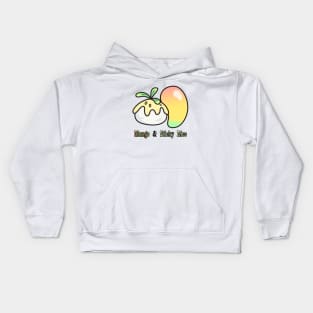 Mango and Sticky Rice Illustration Art Kids Hoodie